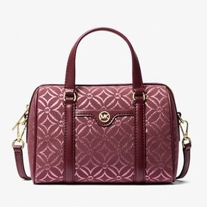 Michael Kors Red Crossbody Bag with Quilted Design